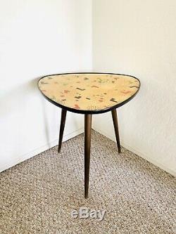 Tripod Mid Century Plant Stand Table Display Side End Table Coffee Table Vintage