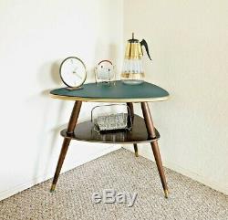 Tripod Mid Century Plant Stand Table Display Side End Table Formica Vintage