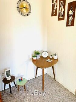 Tripod Mid Century Plant Stand Table Display Side End Table Formica Vintage 50s