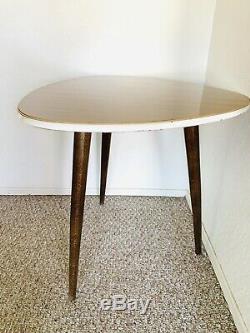 Tripod Mid Century Plant Stand Table Display Side End Table Formica Vintage 50s