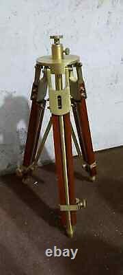 Tripod Nautical Antique Vintage Theater Stage Industrial Spot Light Tripod Stand