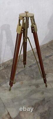 Tripod Nautical LARGE Vintage Theater Stage Industrial Nautical Tripod Stand