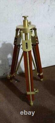 Tripod Nautical LARGE Vintage Theater Stage Industrial Nautical Tripod Stand