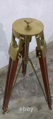 Tripod Nautical LARGE Vintage Theater Stage Industrial Nautical Tripod Stand