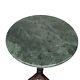 Tripod Side Table Bombay Co. Marble Top Vintage With Mahogany Pedestal Stand
