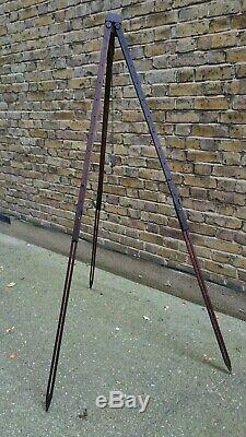 VINTAGE WOODEN TRIPOD EASEL CZECHOSLOVAKIA 1920s MAHOGANY