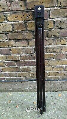 VINTAGE WOODEN TRIPOD EASEL CZECHOSLOVAKIA 1920s MAHOGANY