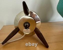 Vintage 60s Beehive Lamp Turquoise Plastic Tripod Mid Century MCM Modern Ribbed