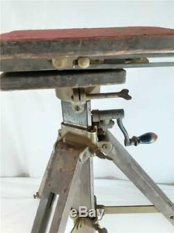 Vintage Agfa Ansco Wooden Tripod