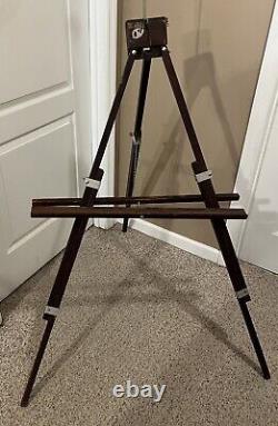 Vintage Anco Built Wood/wooden Art/artist's Easel -glendale New York-64