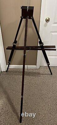 Vintage Anco Built Wood/wooden Art/artist's Easel -glendale New York-64
