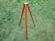 Vintage Antique Camera Tripod Wooden Telescopic Easily Adjusted