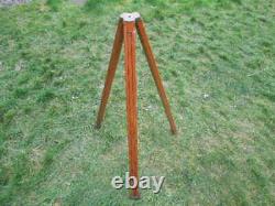 Vintage Antique Camera Tripod Wooden Telescopic Easily Adjusted