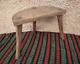 Vintage Antique Primitive Old Hand Carved Wooden Chair Tripod, Rustic Wooden Sto
