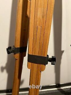 Vintage Antique Professional Cinema Camera Wood Tripod