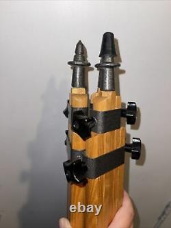 Vintage Antique Professional Cinema Camera Wood Tripod