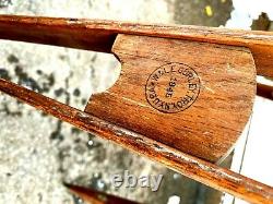 Vintage Antique Wooden Tripod Signed W & L. E. Gurley, Troy N. Y