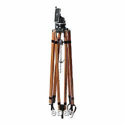 Vintage Arri Wooden Motion Picture Movie Tripod with Head