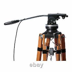 Vintage Arri Wooden Motion Picture Movie Tripod with Head