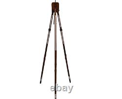 Vintage Artists Floor Easel, Wooden Large, Foldable Paintings or Photo Tripod