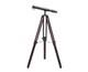 Vintage Brass Nautical Telescope 18 Inch With Nautical Wooden Tripod Stand