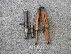 Vintage Brass Telescope With Tripod Stand Antique Finish 10 inch Nautical gift