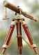 Vintage Brass Telescope With Best And Adjustable Tripod Stand Makes Gift