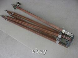 Vintage Camera Equipment Co. Large Wooden Tripod Stand for Camera