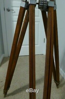 Vintage Camera Equipment Co. Professional Jr 35mm Cinema Camera Wooden Tripod