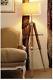 Vintage Classic Teak Wood Tripod Floor Lamp Nautical Floor Home Decor Lamp Lamp