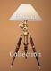 Vintage Classical Antique Tripod Table Lamp Industrial Nautical Shade Desk Lamp