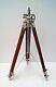 Vintage Classical Floor Lamp Adjustable Tripod Stand Home Decor Without Shade