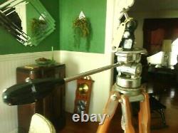 Vintage Craig Thalhammer Wood/Chrome Video Camera Photo Movie Tripod