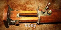 Vintage D. R. G. M Wood / Wooden Telescopic Film / Cine Camera Tripod Restoration