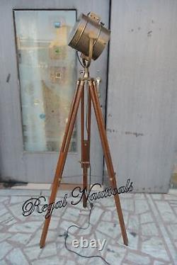 Vintage Design Floor Lamp Tripod Lighting Searchlight Spot light Decor home Dec