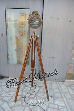 Vintage Design Floor Lamp Tripod Lighting Searchlight Spot light Decor home Dec