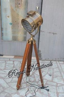 Vintage Design Floor Lamp Tripod Lighting Searchlight Spot light Decor home Dec