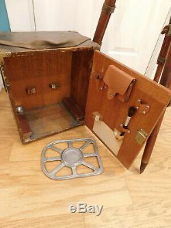 Vintage Dietzgen Survey Theodolite/Transit with Wooden Tripod & Box-Serial 51737