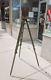 Vintage Dietzgen Us Army Green Adjustable Wooden Surveying Tripod-rare! Cmb