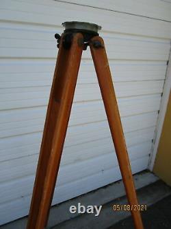 Vintage Dietzgen Wooden Survey Tripod