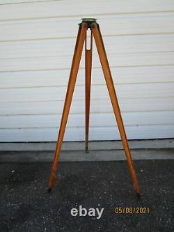 Vintage Dietzgen Wooden Survey Tripod