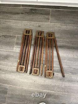 Vintage Folmer Graflex NO. 2 Crown Tripod Legs missing head