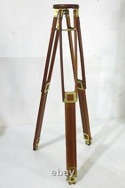 Vintage GRAFLEX NO 1 CROWN Wooden Tripod Head & Legs FOLMER in mint condition