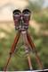 Vintage Gift Brass Double Barrel Binocular Telescope With Wooden Tripod Stand