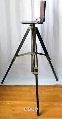 Vintage Graflex FOLMER COMPACT STAND Large Format Camera Tripod Barely Used Rare