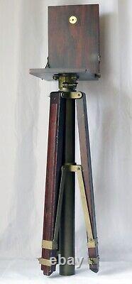 Vintage Graflex FOLMER COMPACT STAND Large Format Camera Tripod Barely Used Rare