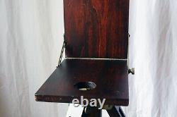 Vintage Graflex FOLMER COMPACT STAND Large Format Camera Tripod Barely Used Rare