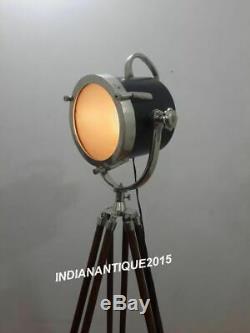 Vintage Industrial Designer Spot Light Floor Lamp Tripod Stand