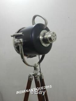Vintage Industrial Designer Spot Light Floor Lamp Tripod Stand