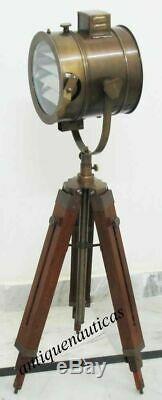 Vintage Industrial Style Movie Spot Light Floor Standing Tripod Lamp Gift